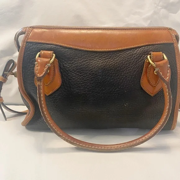 Vintage Dooney & Bourke All Weather Leather Top Zip Bag - Picture 2 of 16